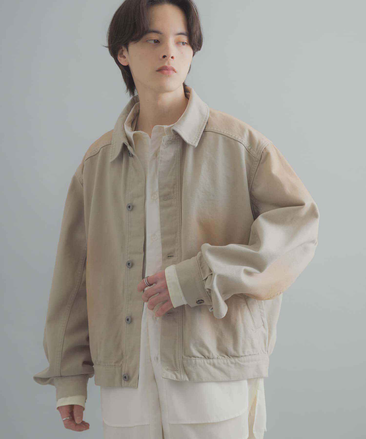 SENSE OF PLACE by URBAN RESEARCH「ヴィンテージライクデニムブルゾン」|デニムジャケット|