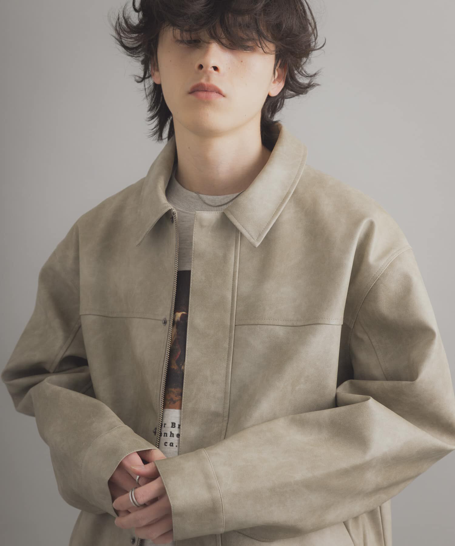 SENSE OF PLACE by URBAN RESEARCH「FLジップブルゾン」|ブルゾン・スタジャン|