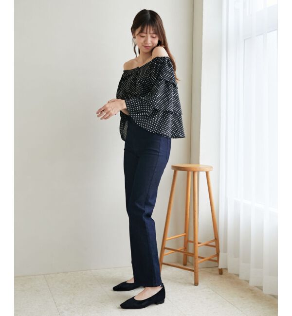 MAJESTICLEGON「フレアーフリルスリーブブラウス」|シャツ・ブラウス|