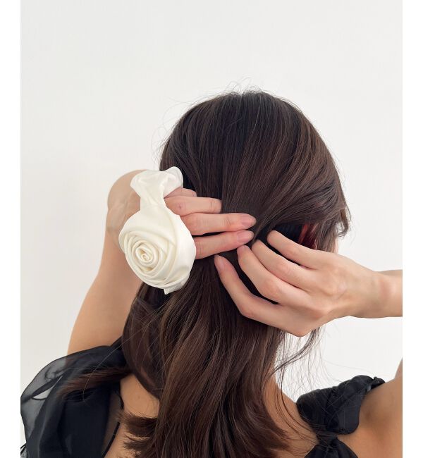 MAJESTICLEGON「ローズモチーフシュシュ」|ヘアゴム・シュシュ|