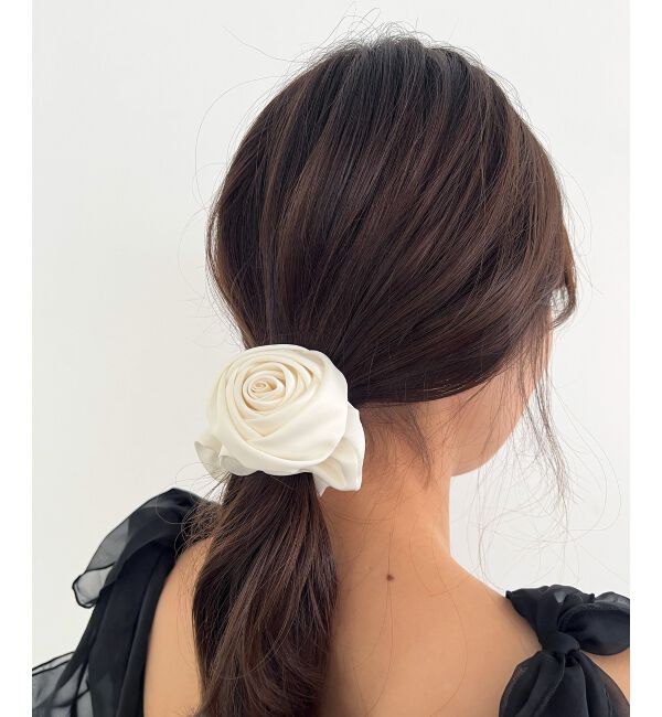 MAJESTICLEGON「ローズモチーフシュシュ」|ヘアゴム・シュシュ|