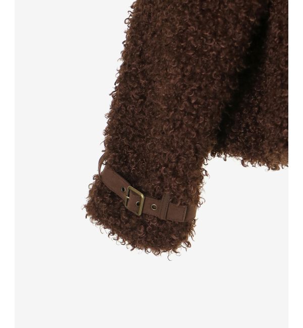  「ハートパッチふわふわブルゾン」|ブルゾン・スタジャン|