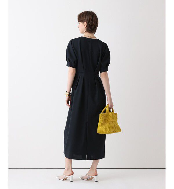 allureville「リネンライクタッキングワンピース」|ワンピース|