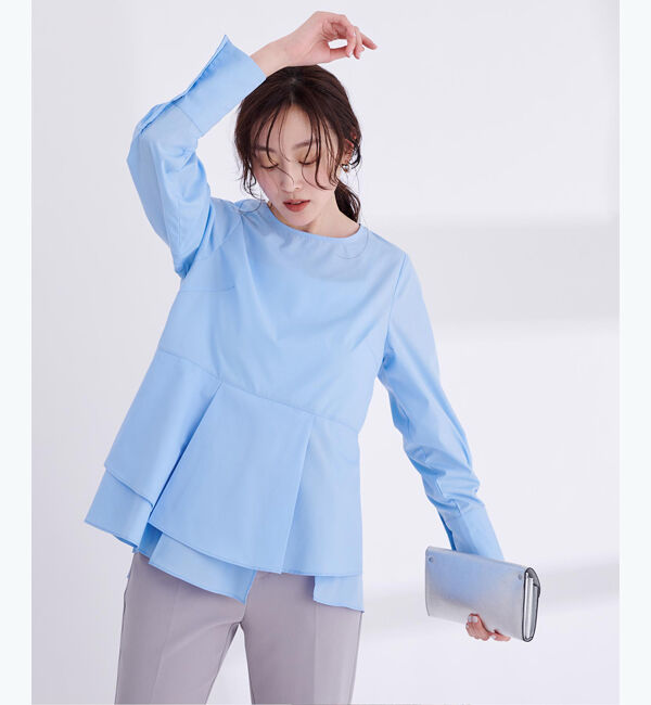 ur's「イレギュラーヘムペプラムトップス」|シャツ・ブラウス|