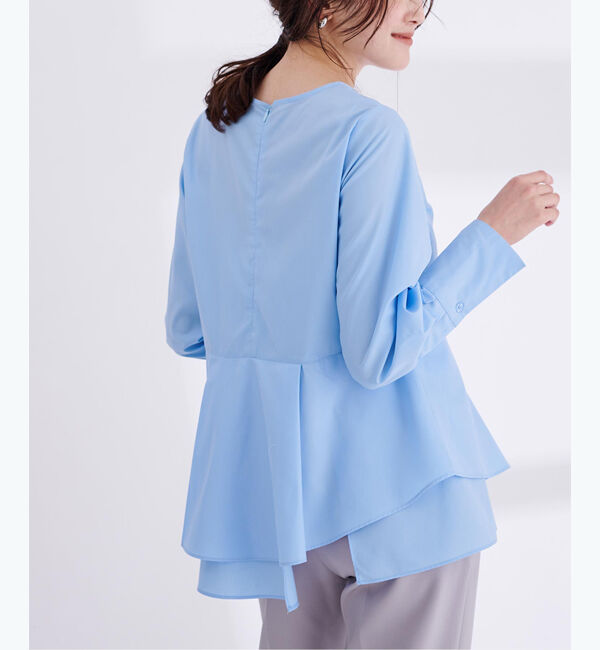 ur's「イレギュラーヘムペプラムトップス」|シャツ・ブラウス|