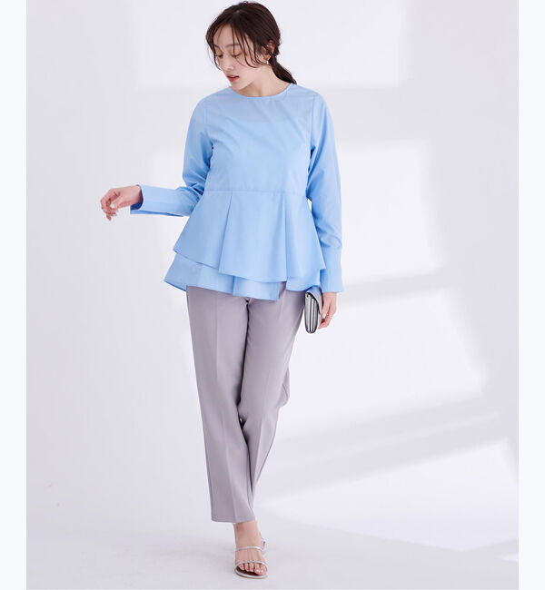 ur's「イレギュラーヘムペプラムトップス」|シャツ・ブラウス|