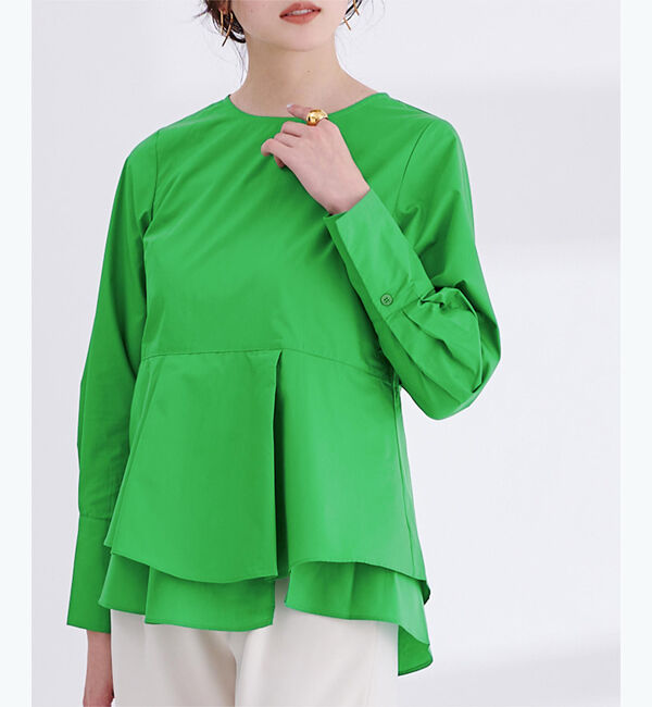 ur's「イレギュラーヘムペプラムトップス」|シャツ・ブラウス|