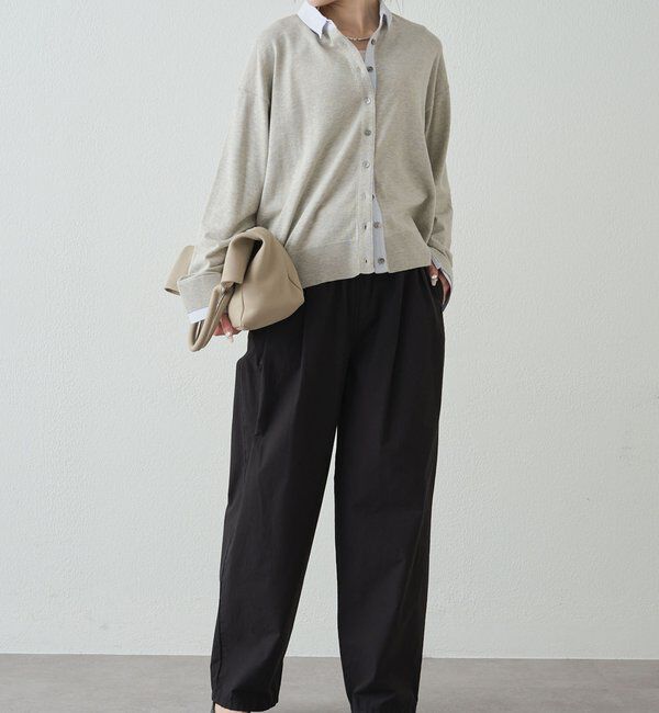  「【リニューアル/M・Lサイズあり】高密度コットン製品染めコクーンパンツ」|その他|