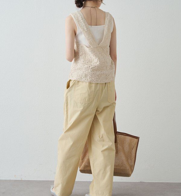  「【リニューアル/M・Lサイズあり】高密度コットン製品染めコクーンパンツ」|その他|