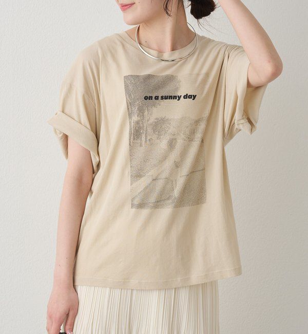  「テキストアートプリントTシャツ」|プルオーバー|