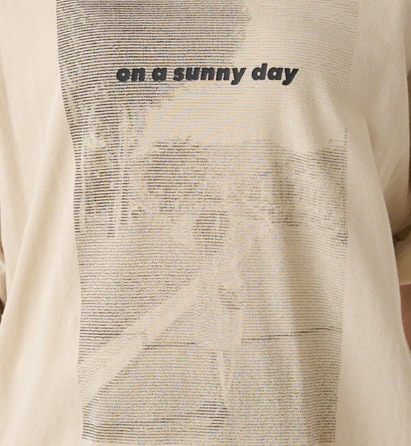  「テキストアートプリントTシャツ」|プルオーバー|