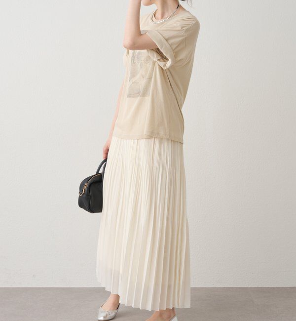  「テキストアートプリントTシャツ」|プルオーバー|