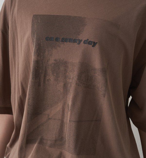  「テキストアートプリントTシャツ」|プルオーバー|