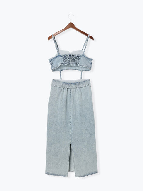 Te chichi TERRASSE「ビスチェ2WAYキャミワンピース(セットアップ可)《2025spring catalog item》」|ワンピース|