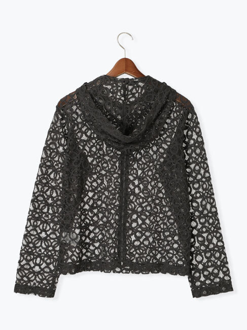 Te chichi「レースジップアップフーディー」|シャツ・ブラウス|