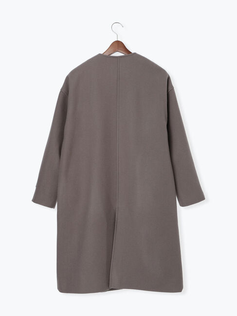 Te chichi「【宮本茉由着用】ウールメルトンノーカラーロングコート《2025winter catalog item》」|その他|