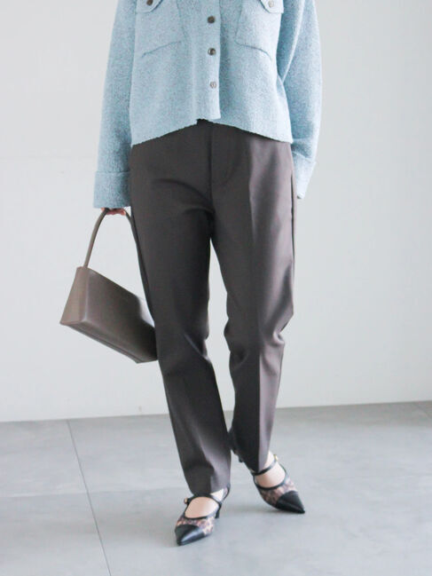Te chichi「ストレッチテーパードパンツ」|その他|チャコールグレー