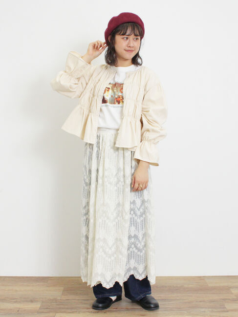 Samansa Mos2「デニム/ツイルシャーリングブラウス」|シャツ・ブラウス|