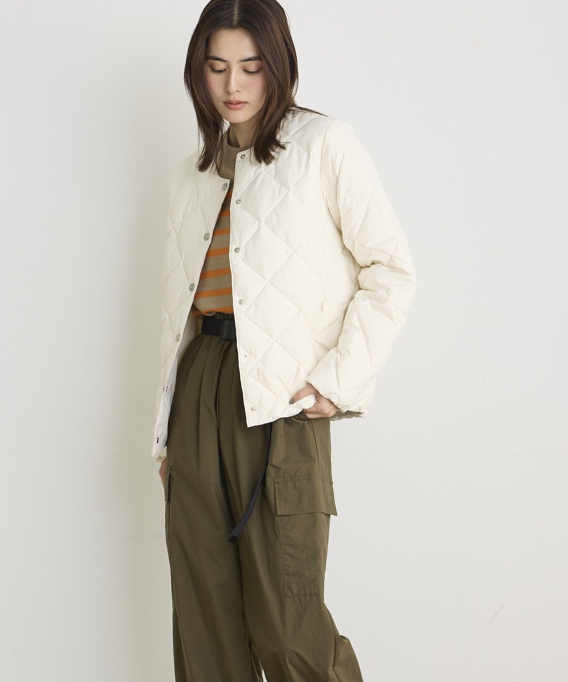 DAY by DAY it&rsquo;s international「クルーネックダウンジャケット《TAION &amp; LIMONTA EAST》」|ダウン|