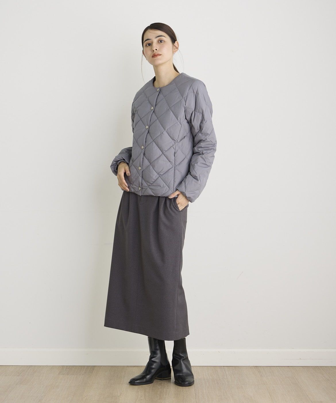 DAY by DAY it&rsquo;s international「クルーネックダウンジャケット《TAION &amp; LIMONTA EAST》」|ダウン|