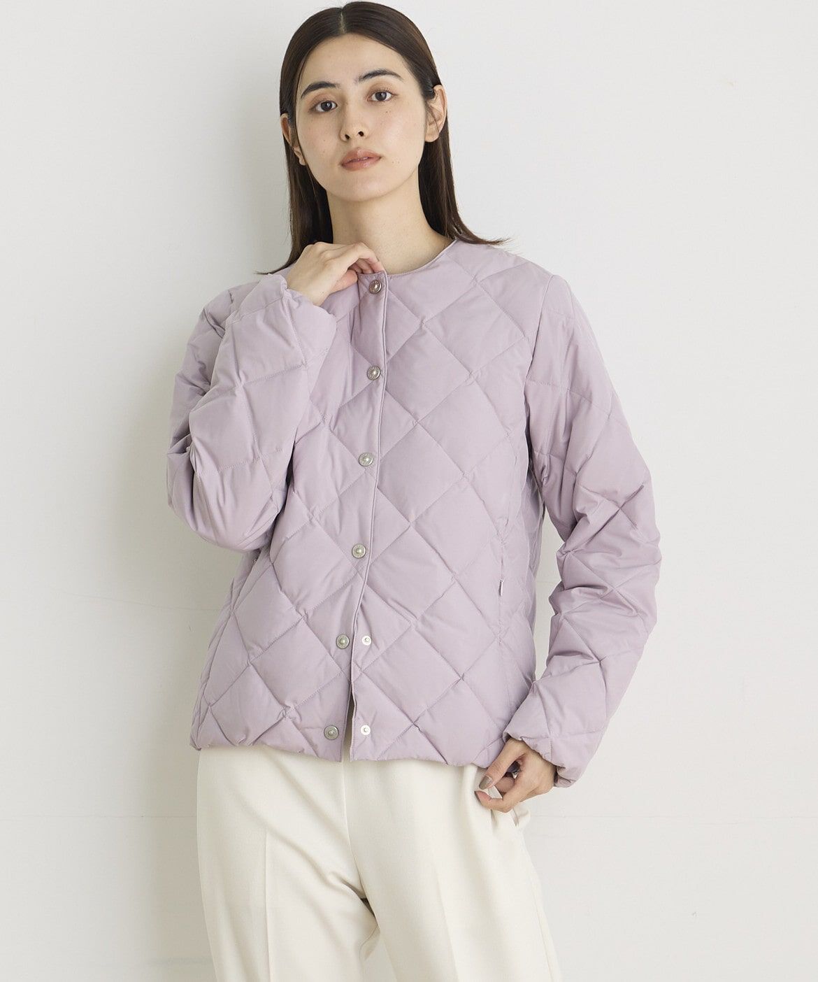 DAY by DAY it&rsquo;s international「クルーネックダウンジャケット《TAION &amp; LIMONTA EAST》」|ダウン|ラベンダー7