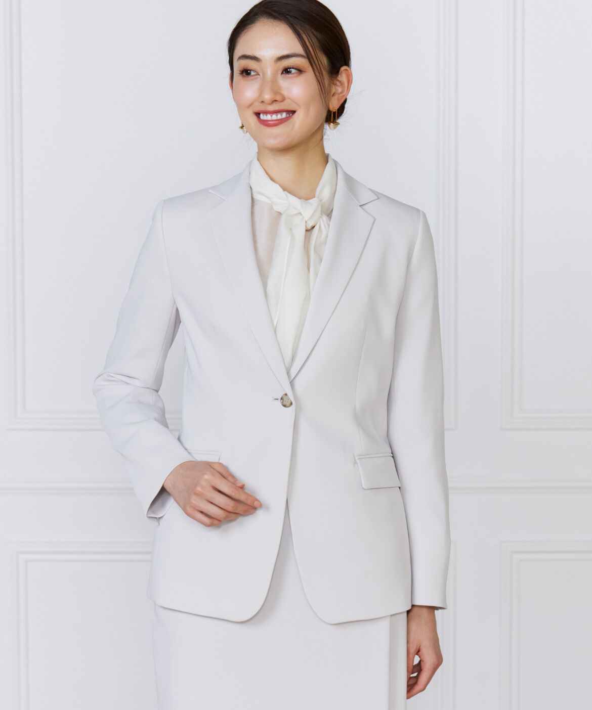 INED「《大きいサイズ》テーラードジャケット」|テーラードジャケット|