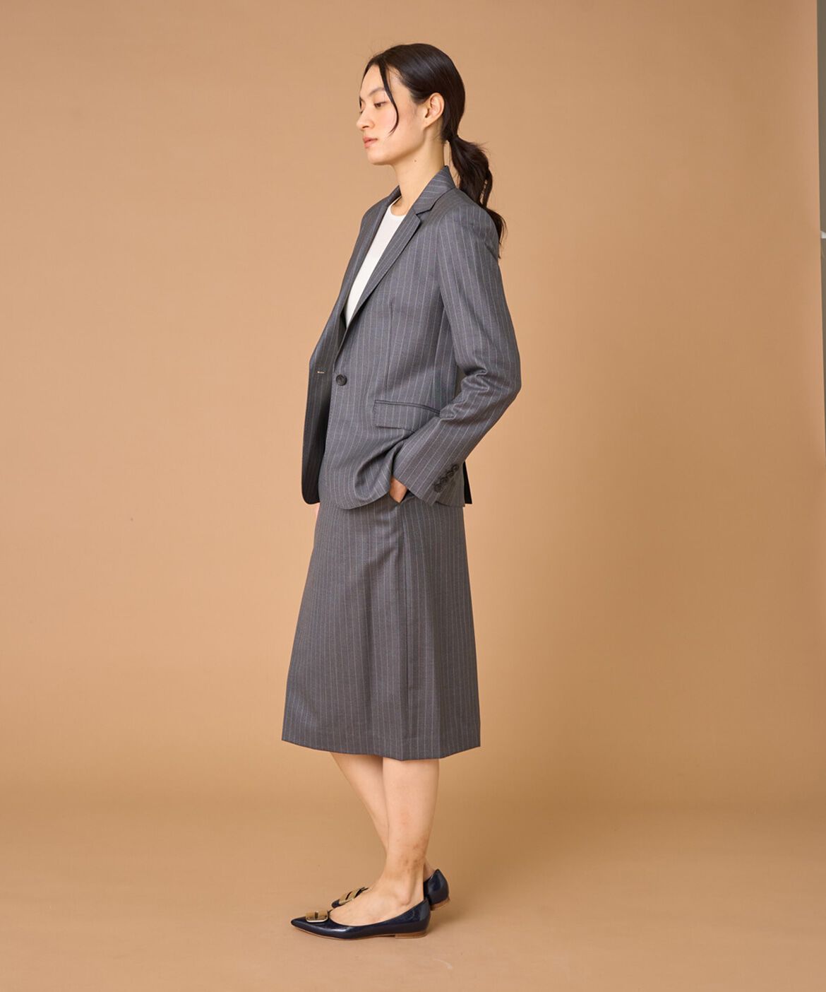 INED「シルクウールテーラードジャケット《Loro Piana》」|テーラードジャケット|