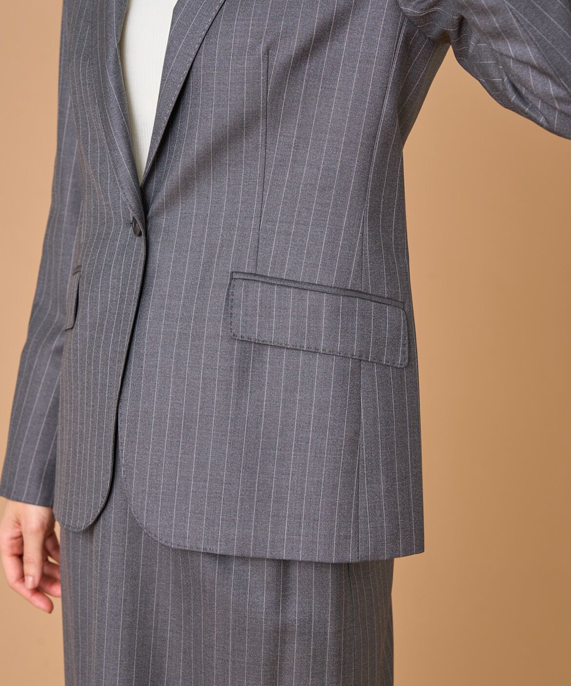 INED「シルクウールテーラードジャケット《Loro Piana》」|テーラードジャケット|