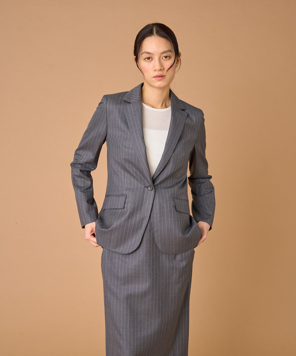 INED「シルクウールテーラードジャケット《Loro Piana》」|テーラードジャケット|