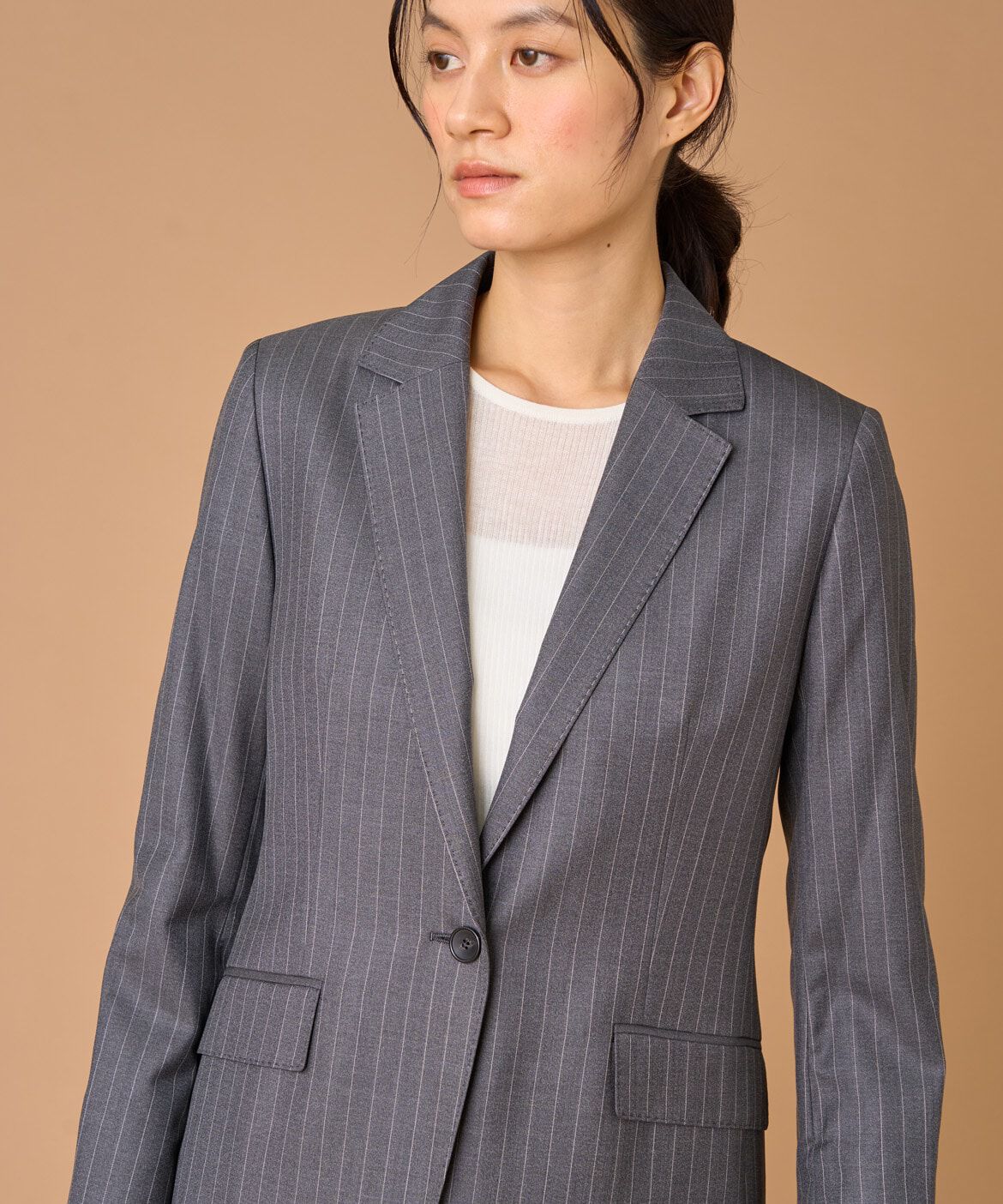 INED「シルクウールテーラードジャケット《Loro Piana》」|テーラードジャケット|