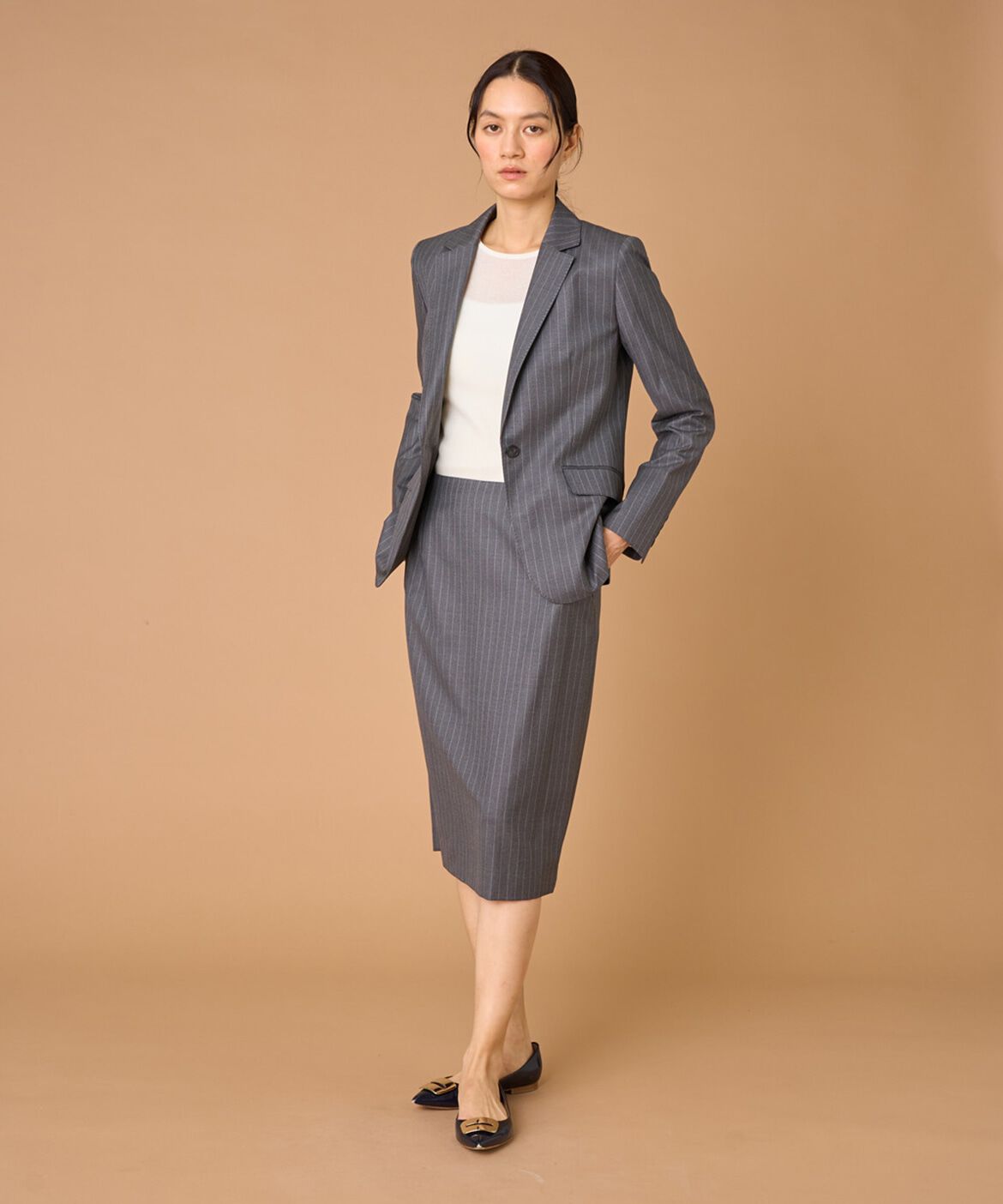 INED「シルクウールテーラードジャケット《Loro Piana》」|テーラードジャケット|