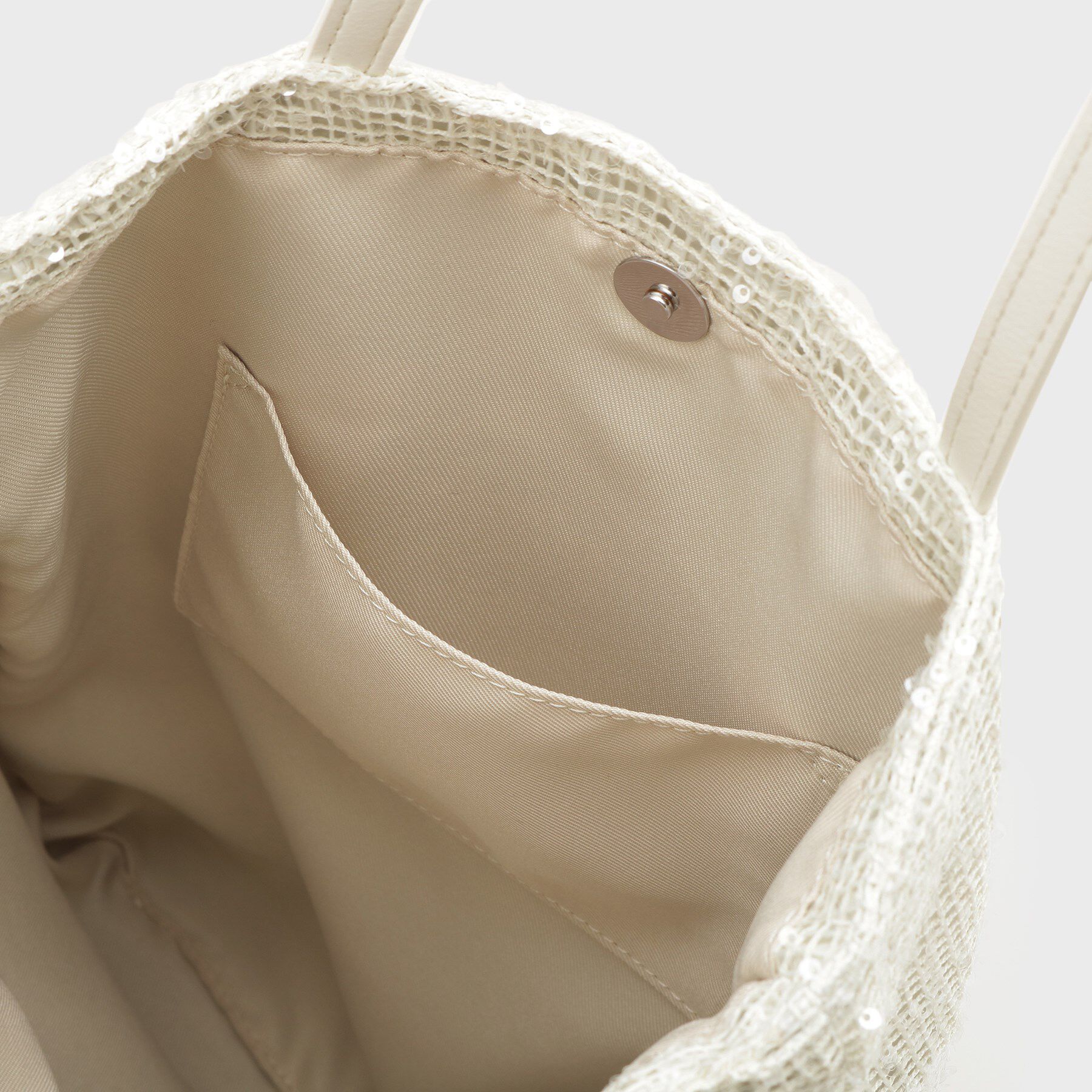 UNTITLED「スパンコールメッシュトート」|トートバッグ|