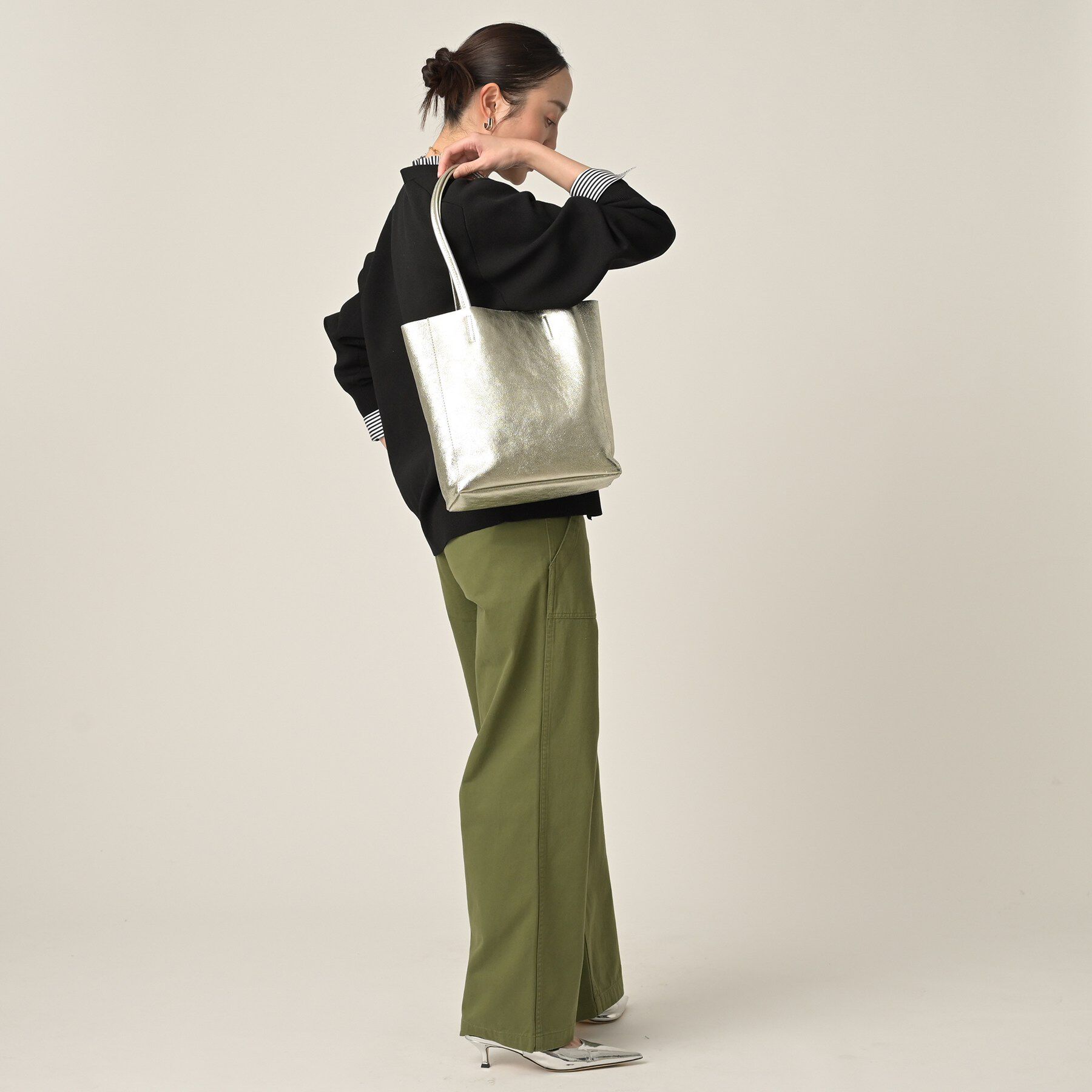 UNTITLED「【MILOS】別注メタリックトート」|トートバッグ|