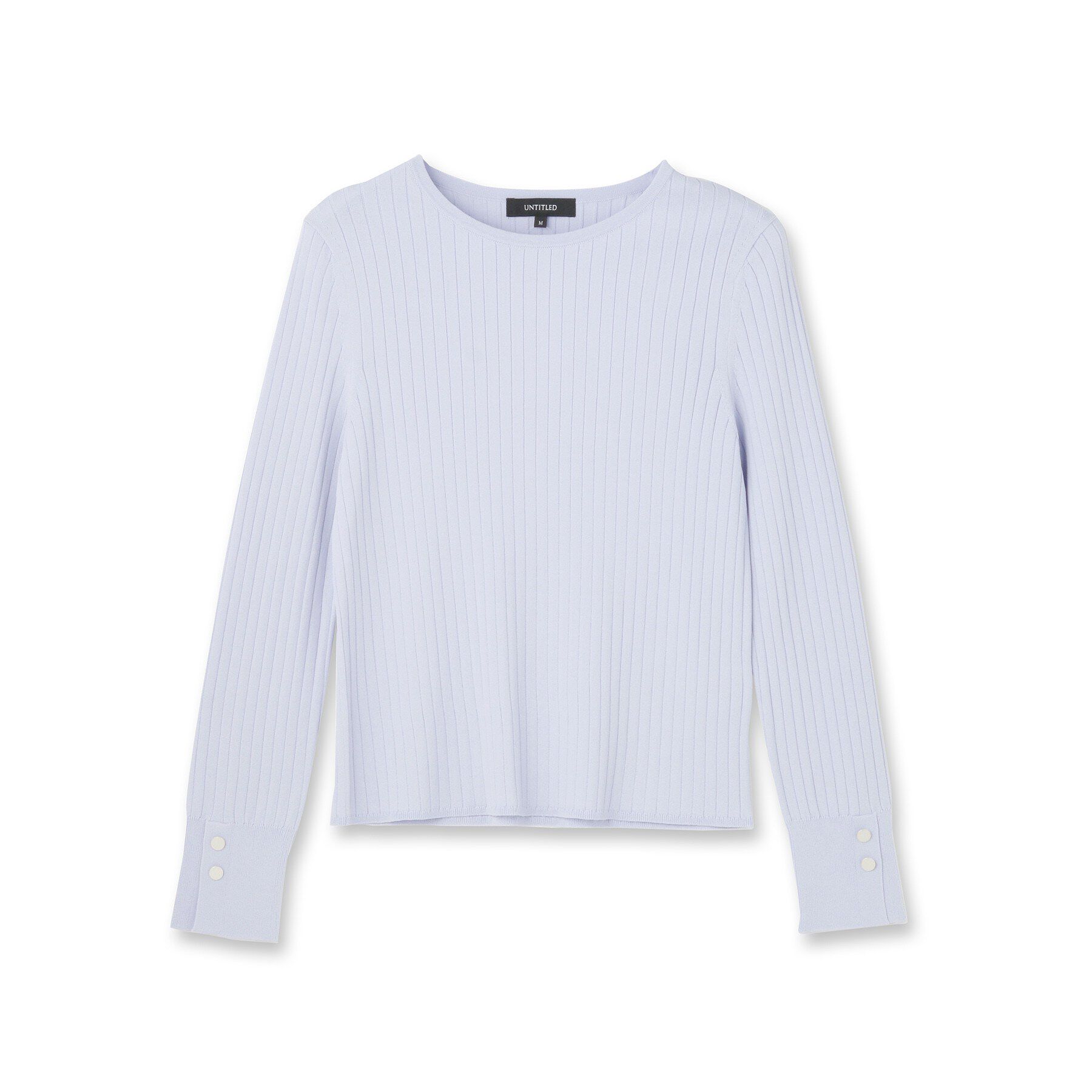 UNTITLED「【アンサンブル可/洗える】ワイドリブニット」|ニット・セーター|