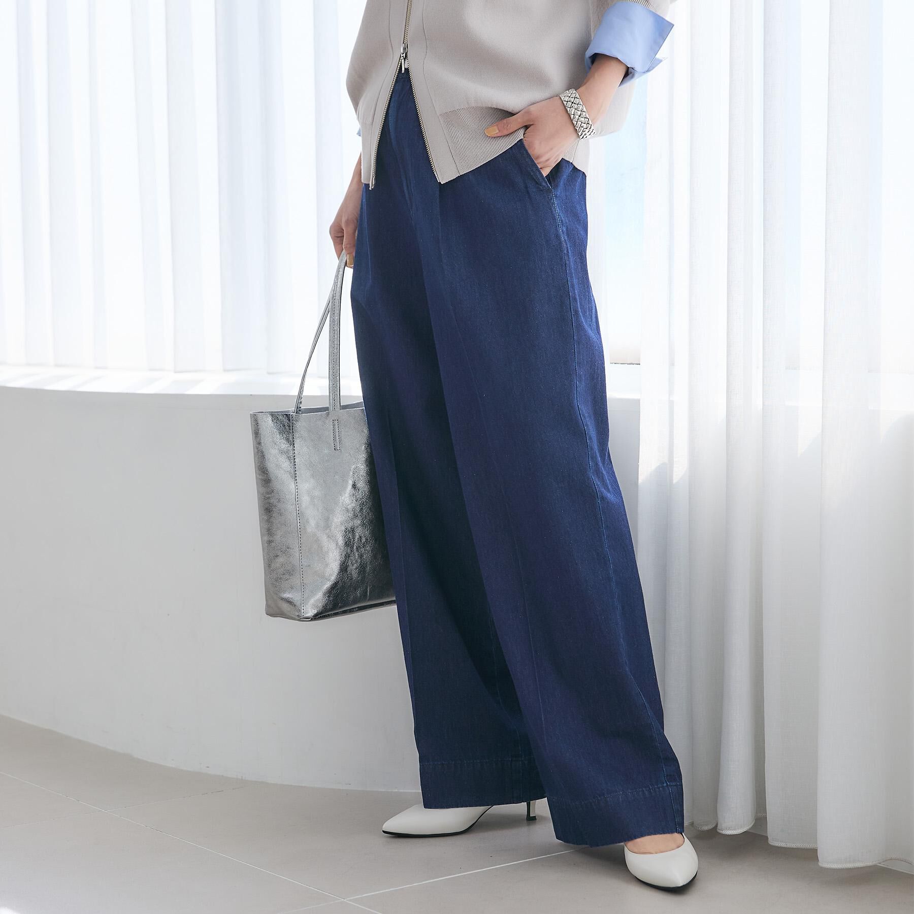 UNTITLED「ライトウェイトデニムパンツ」|デニム|