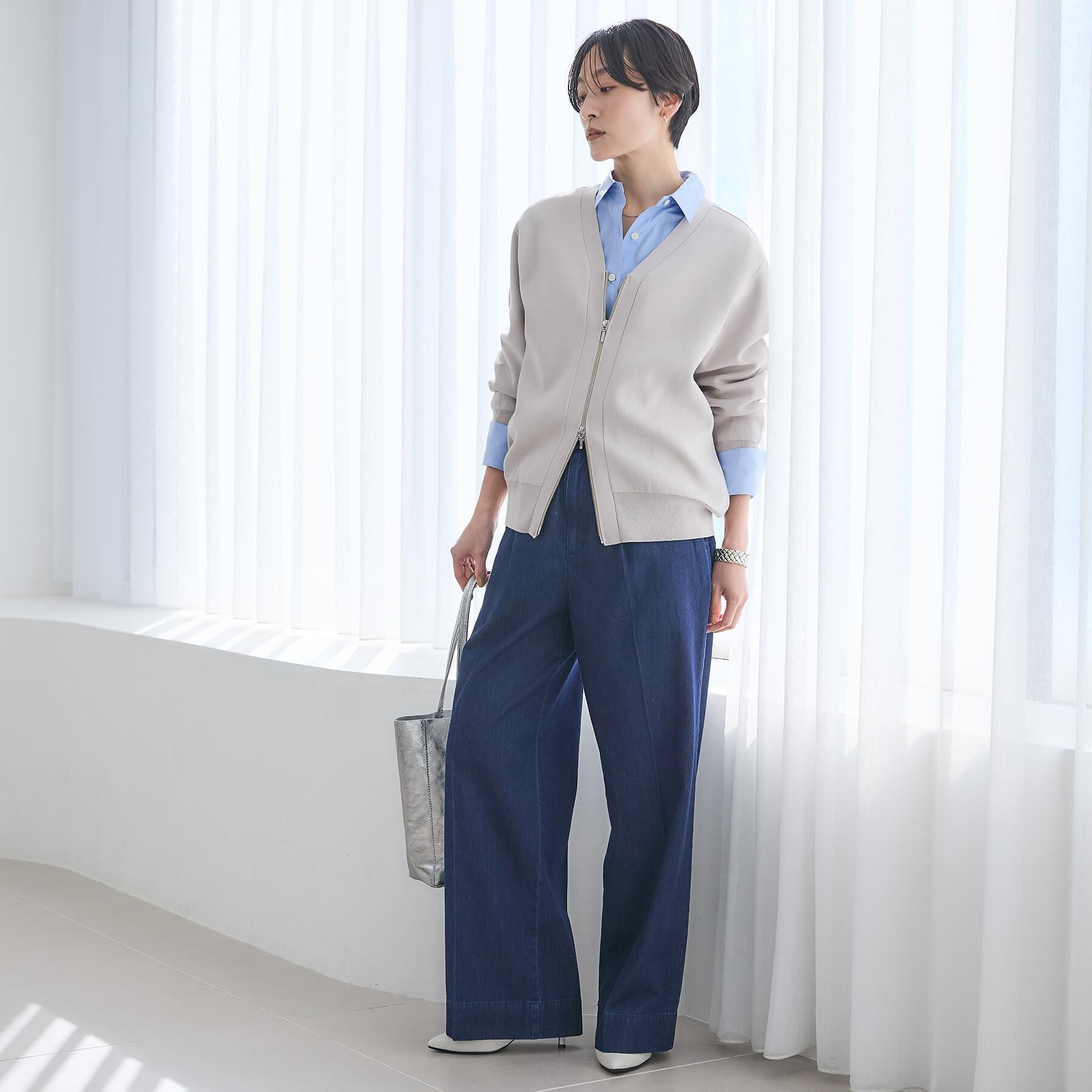 UNTITLED「ライトウェイトデニムパンツ」|デニム|