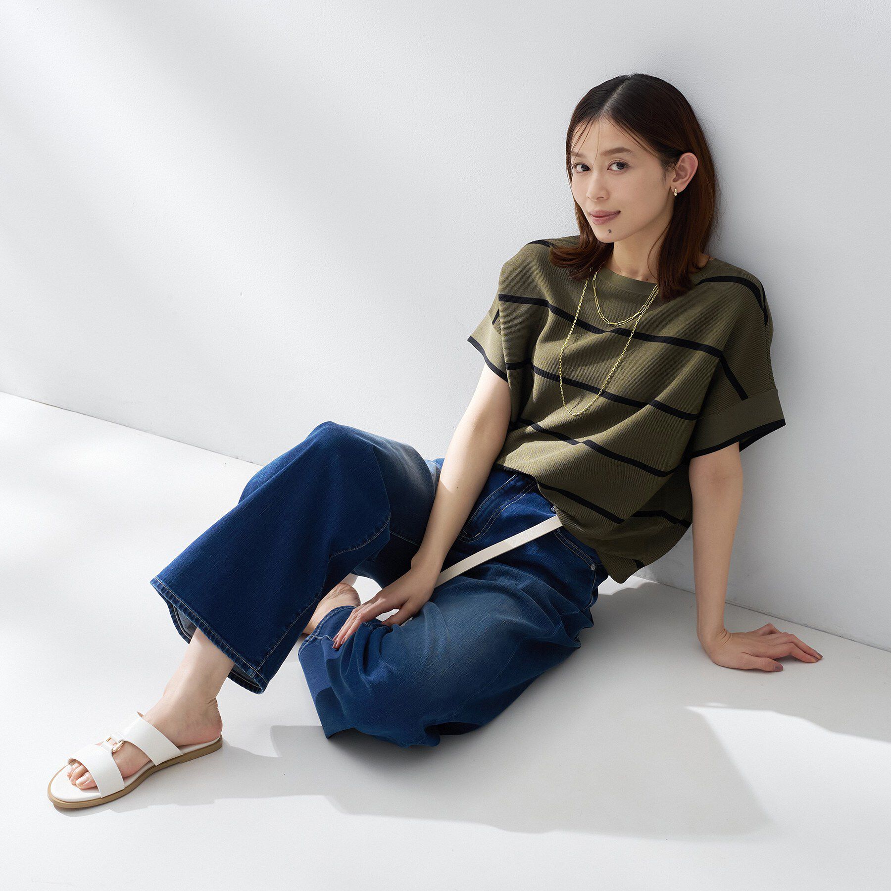 UNTITLED「前後2WAYフレンチスリーブニット」|ニット・セーター|