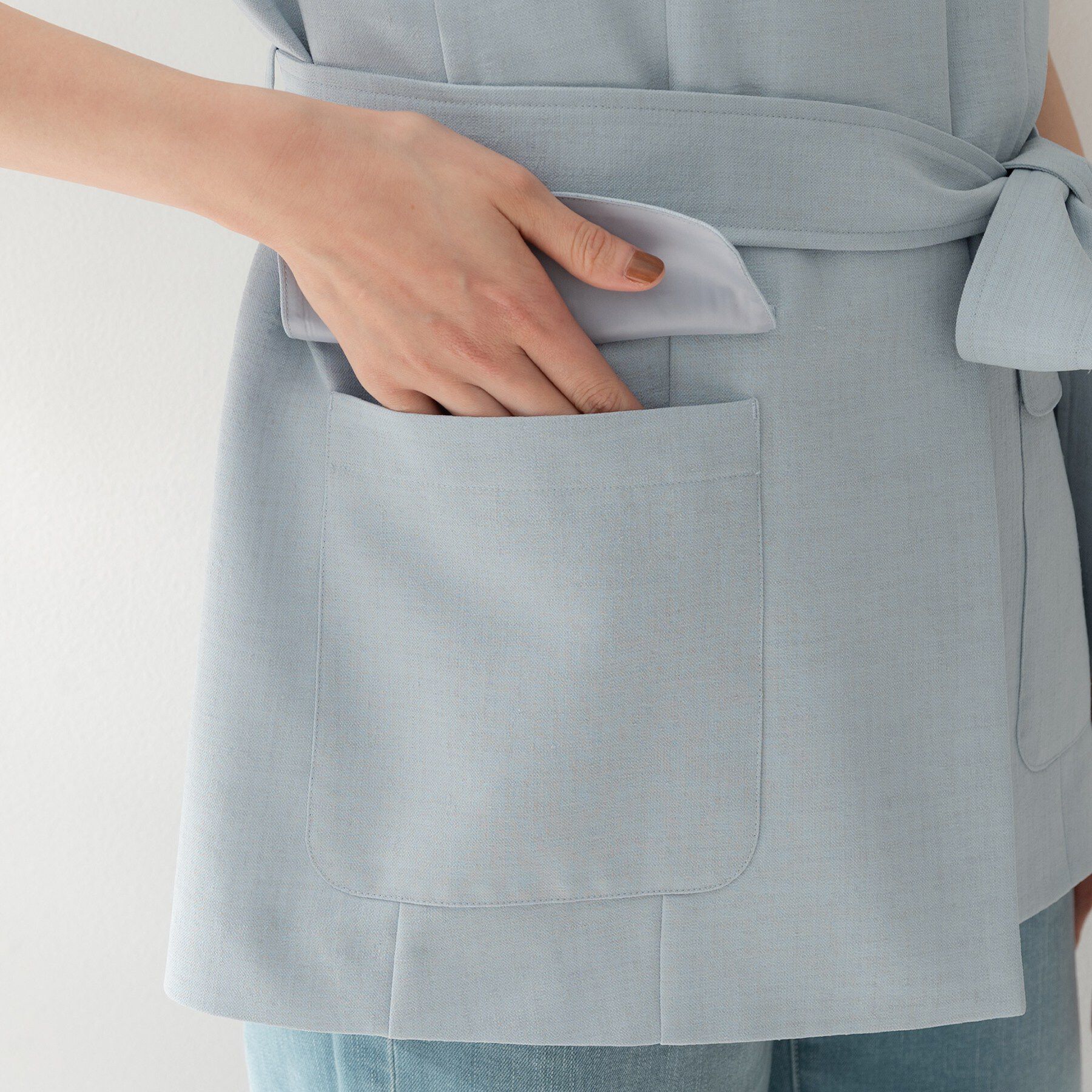 UNTITLED「スラブキーネックジレ」|ベスト・ジレ|