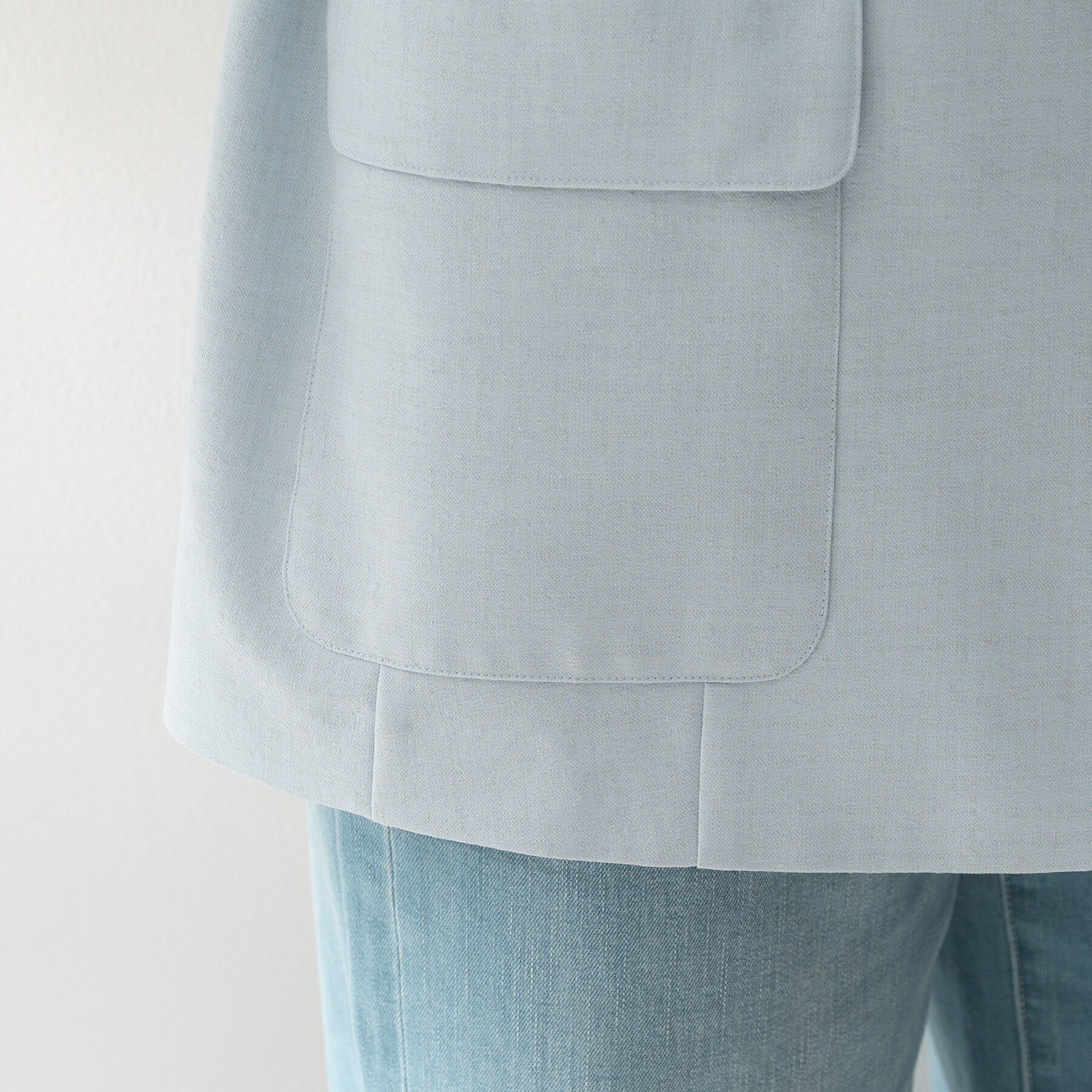 UNTITLED「スラブキーネックジレ」|ベスト・ジレ|