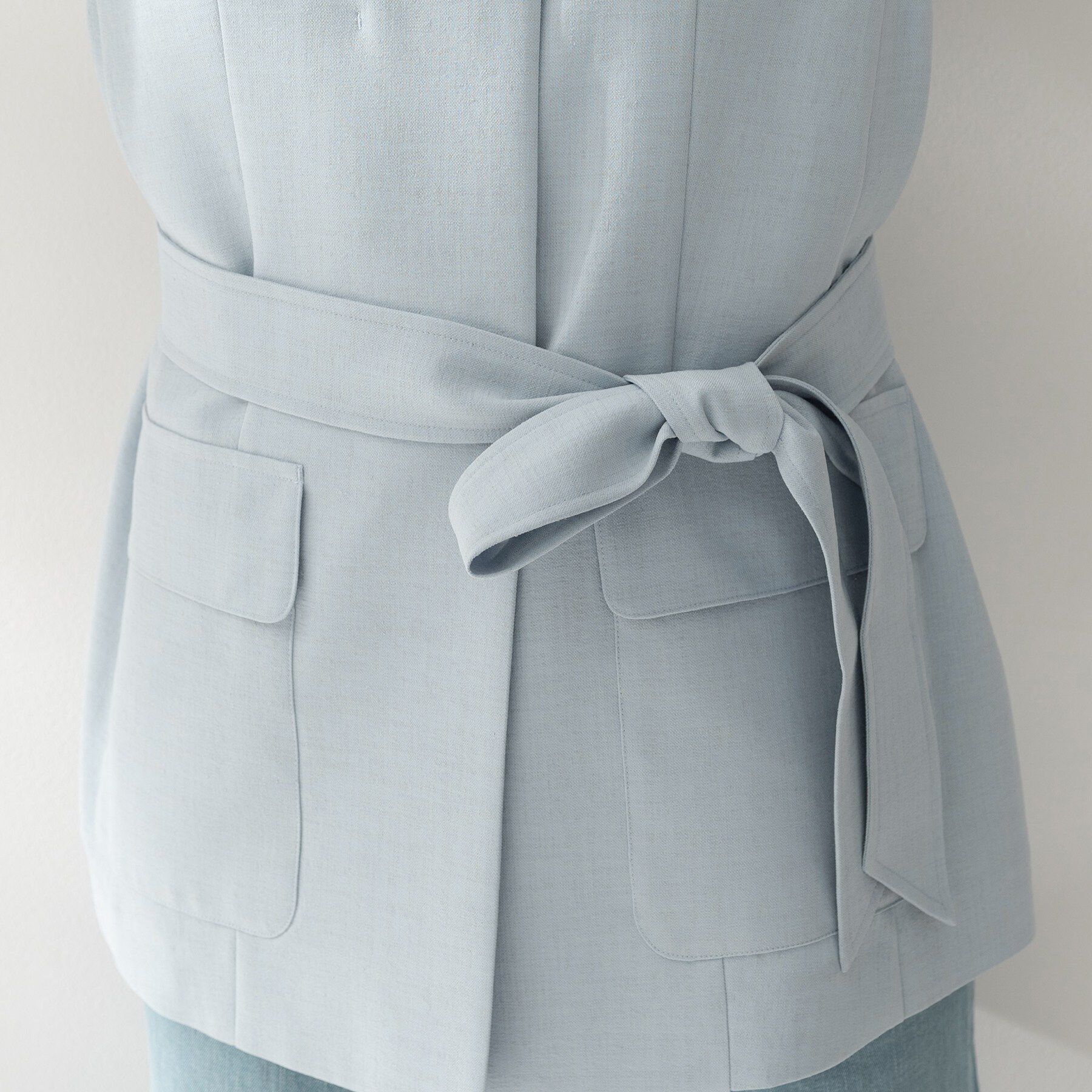 UNTITLED「スラブキーネックジレ」|ベスト・ジレ|