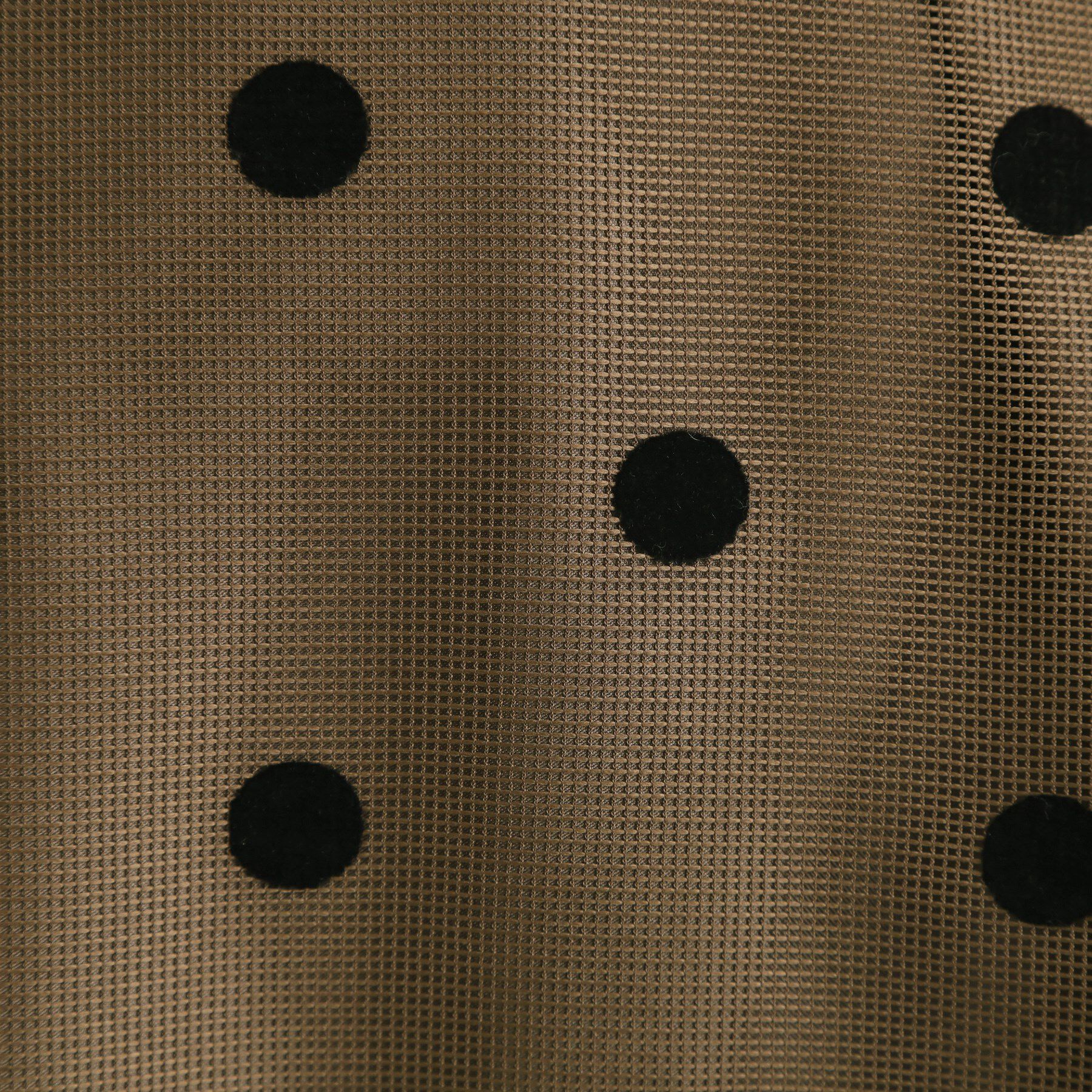 grove「甘さを抑えて、品よく華やぐ　メッシュフロッキードットスカート」|スカート|