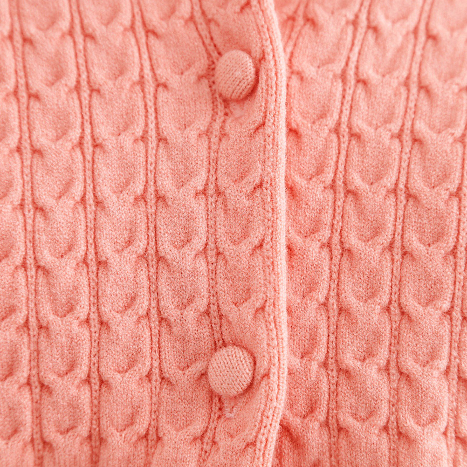 grove「ミニケーブルクルーネックカーディガン」|カーディガン|