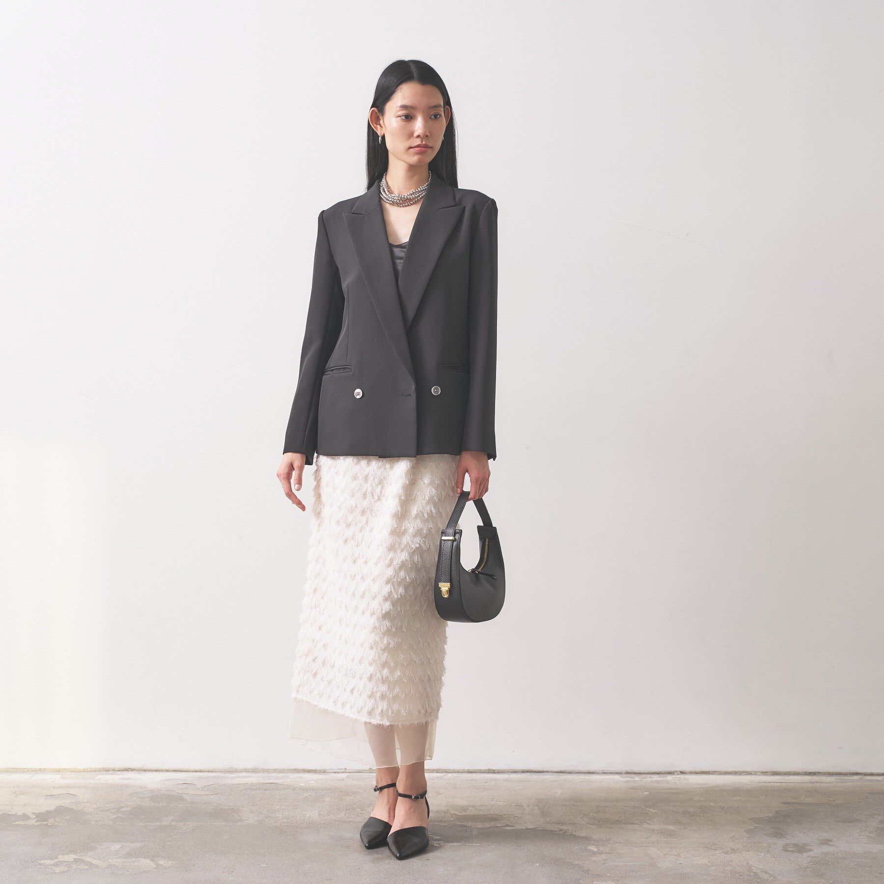 GALLEST「【オケージョン／セレモニー／セットアップ可能】ダブルクロスモードジャケット」|テーラードジャケット|