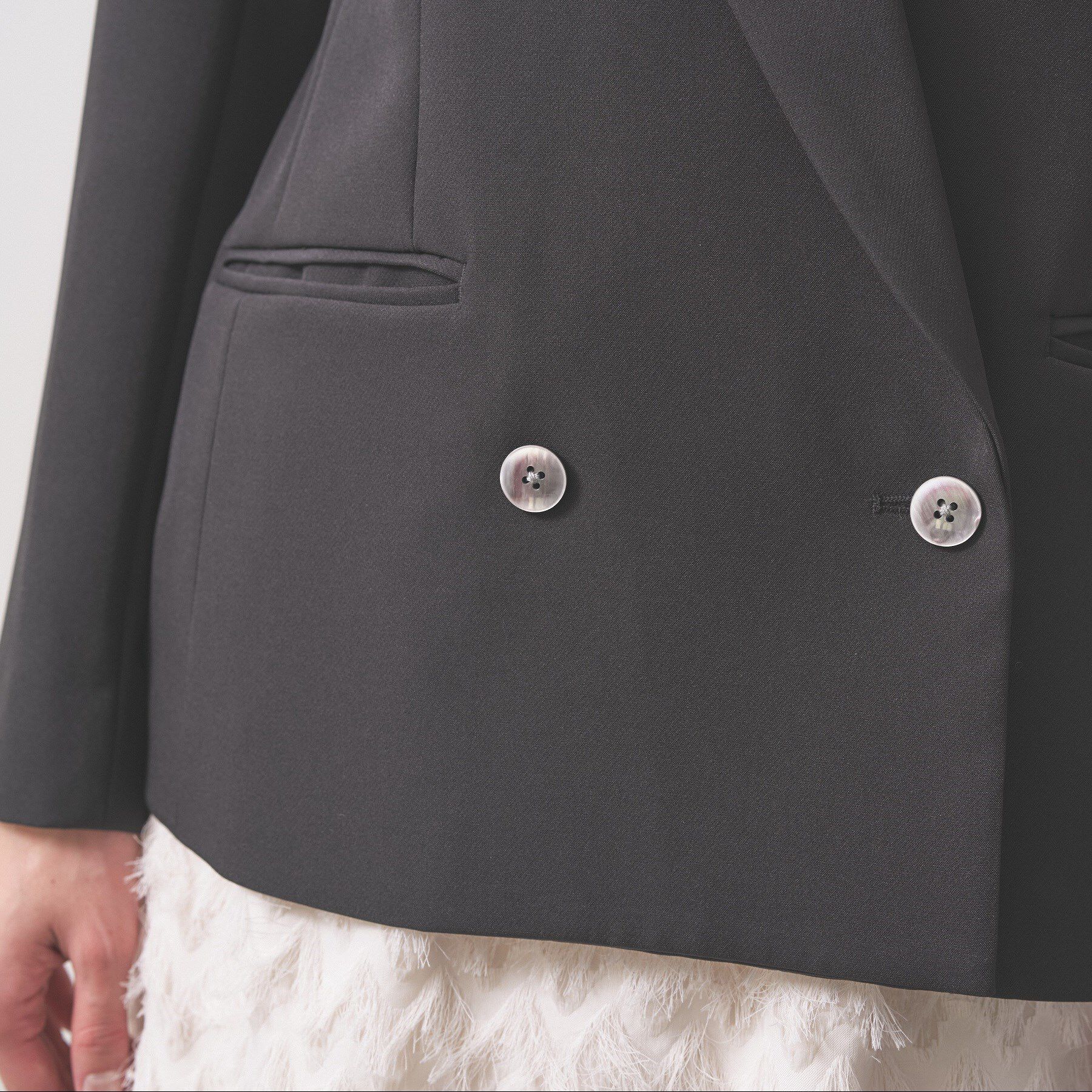 GALLEST「【オケージョン／セレモニー／セットアップ可能】ダブルクロスモードジャケット」|テーラードジャケット|