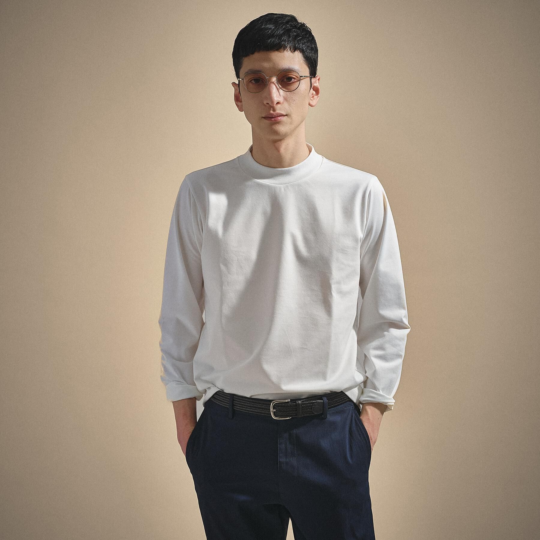 TAKEO KIKUCHI「ハイゲージ モクロディ モックネック」|Tシャツ・カットソー|