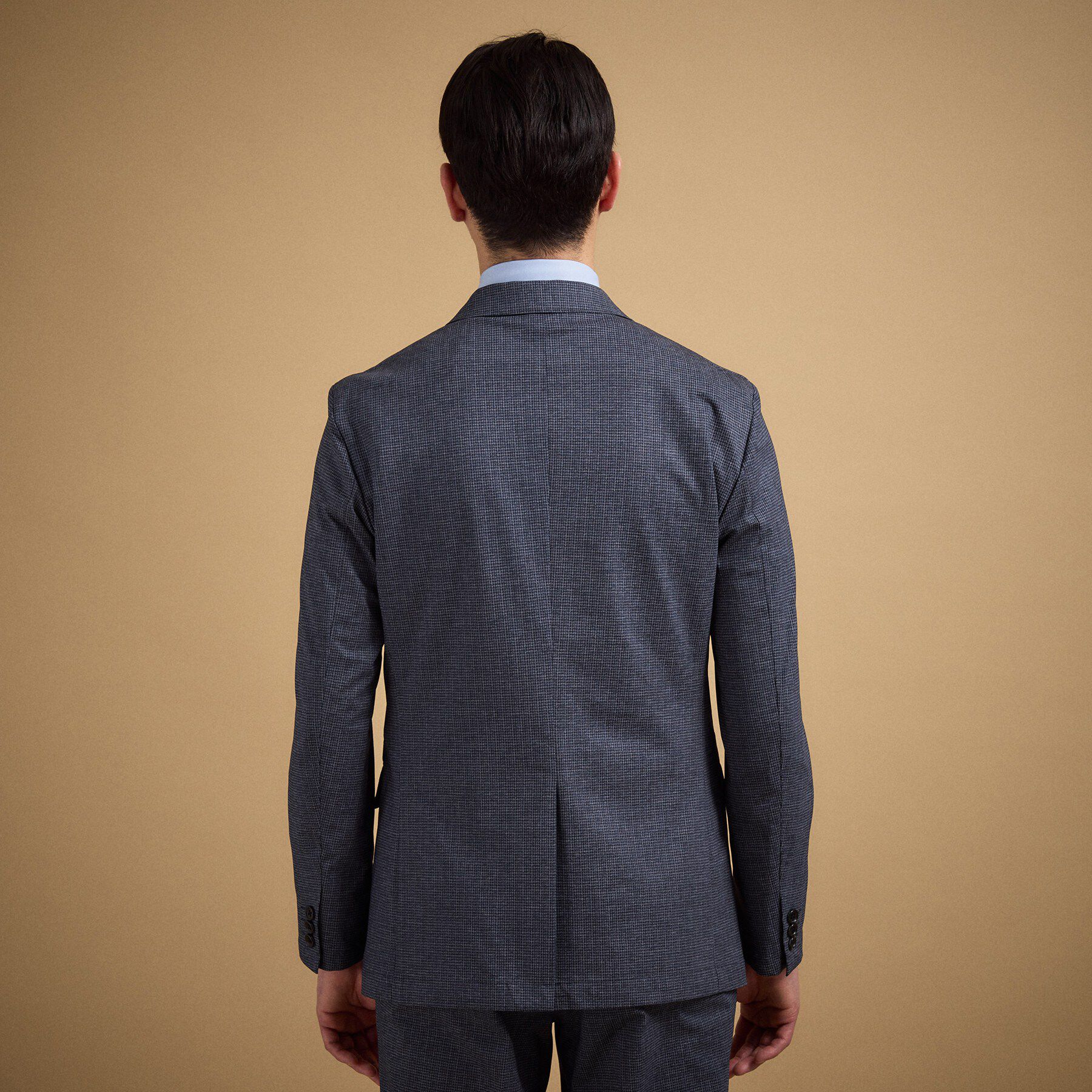 TAKEO KIKUCHI「ドットジャージ 千鳥プリント ジャケット」|テーラードジャケット|