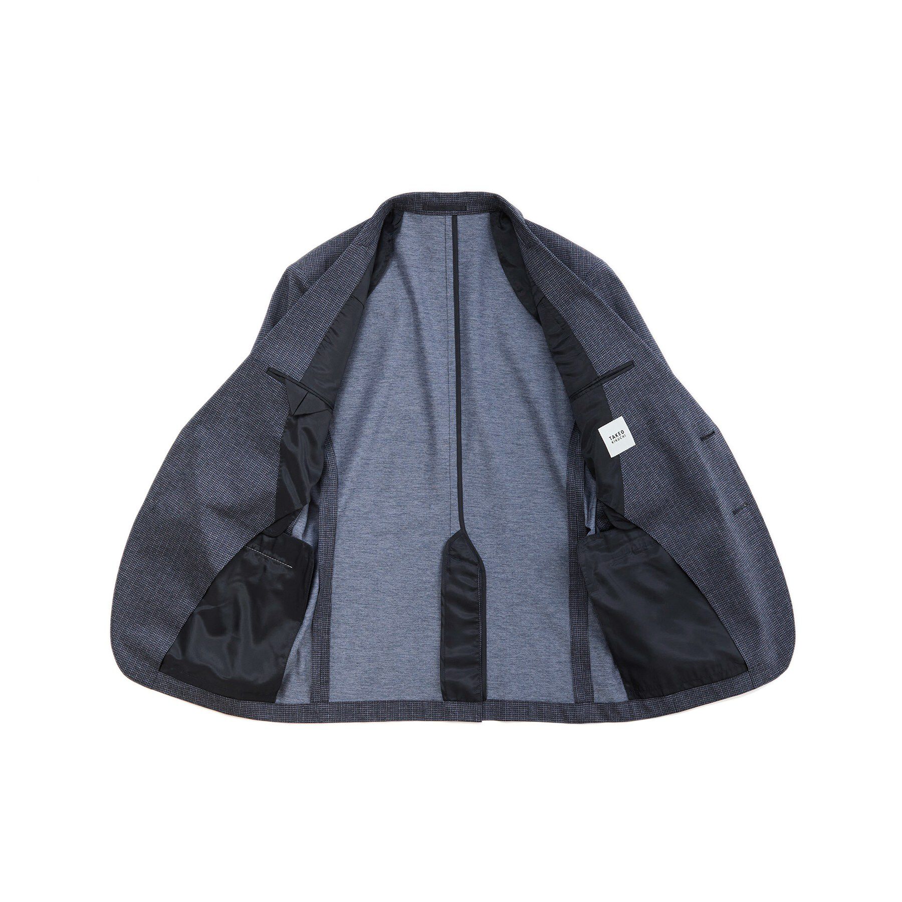 TAKEO KIKUCHI「ドットジャージ 千鳥プリント ジャケット」|テーラードジャケット|