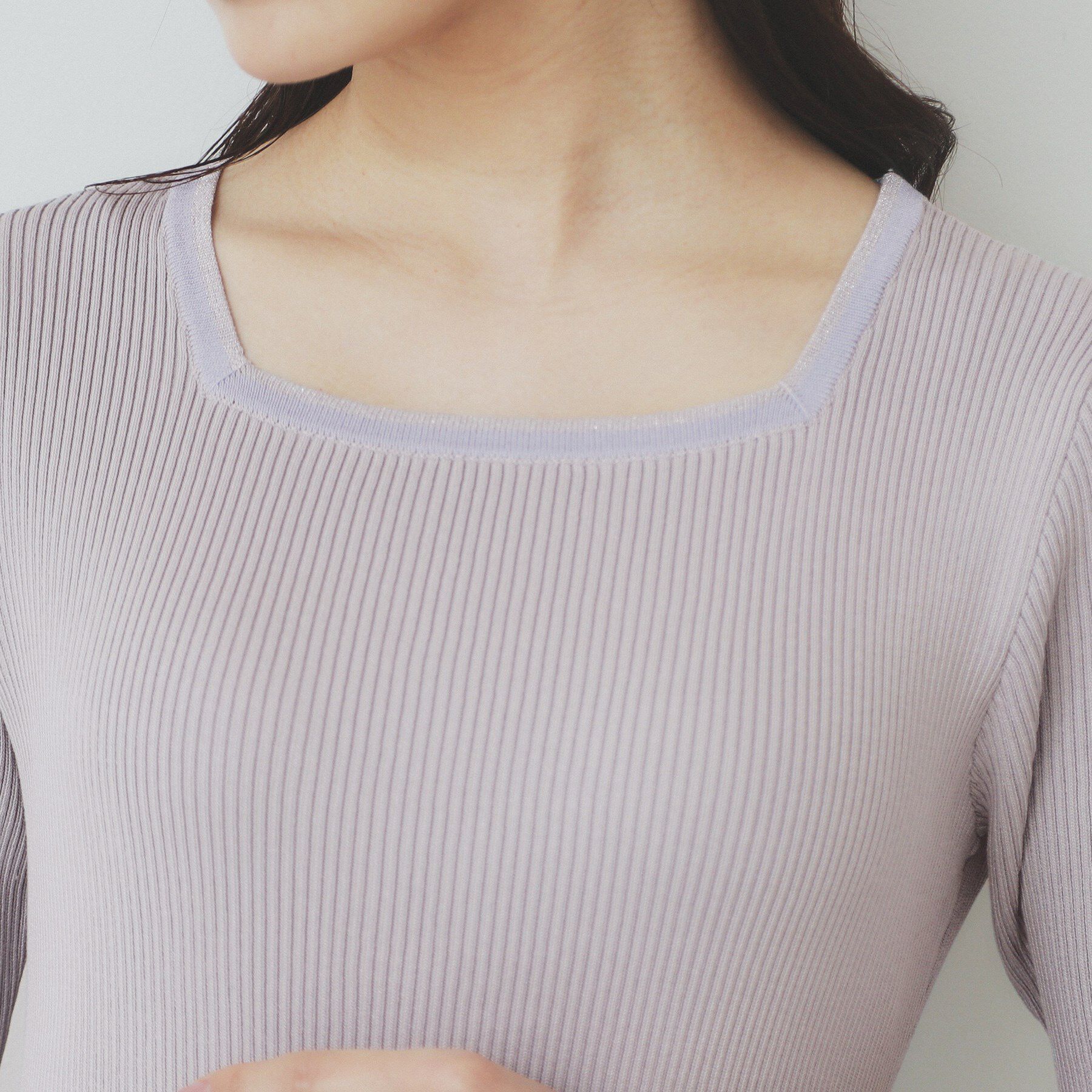 index「《ツインセット》カーディガン&times;バイカラーニットワンピース【洗濯機洗い可/抗ピル】」|スーツ|