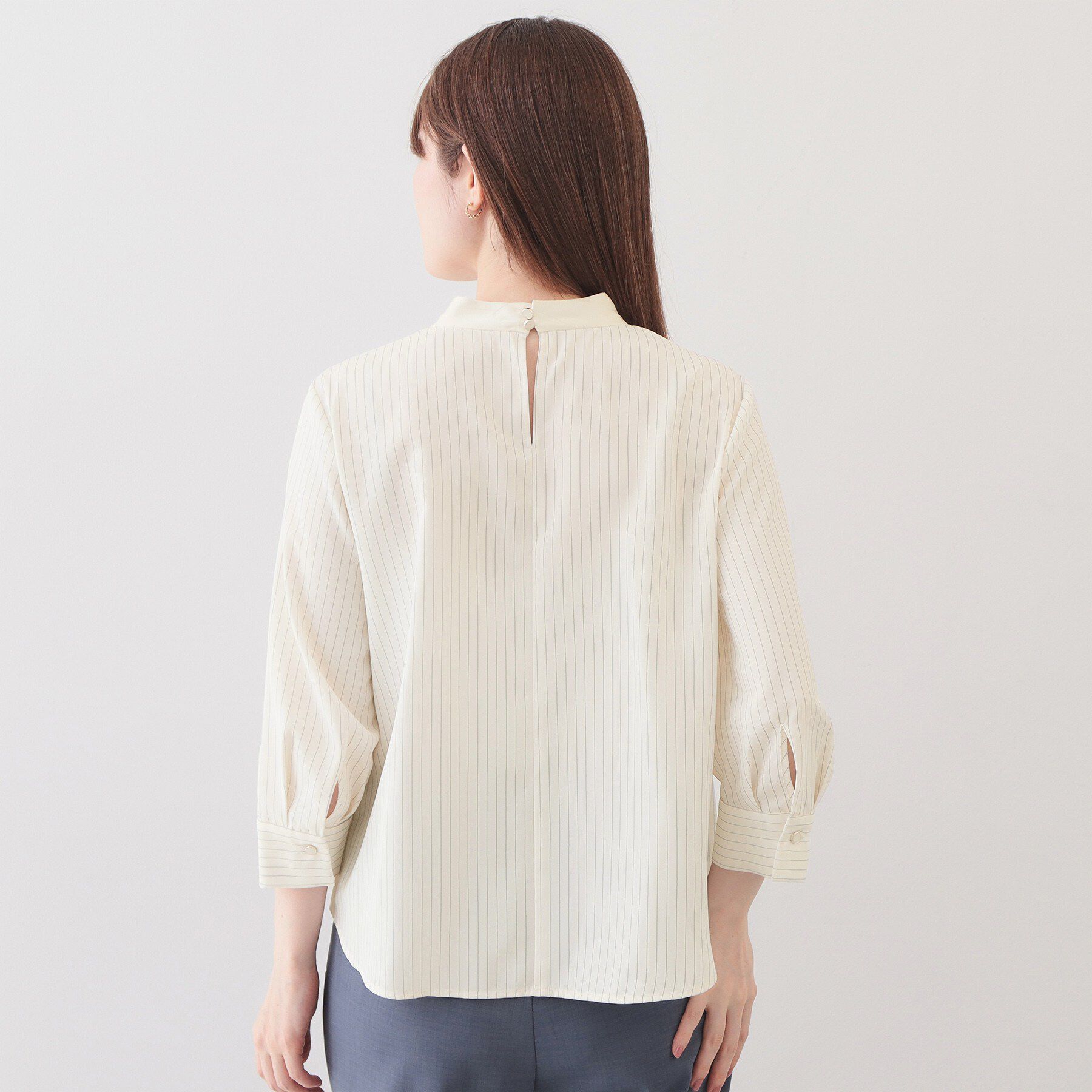 index「アシメボウタイブラウス【洗濯機OK/イージーアイロン】」|シャツ・ブラウス|