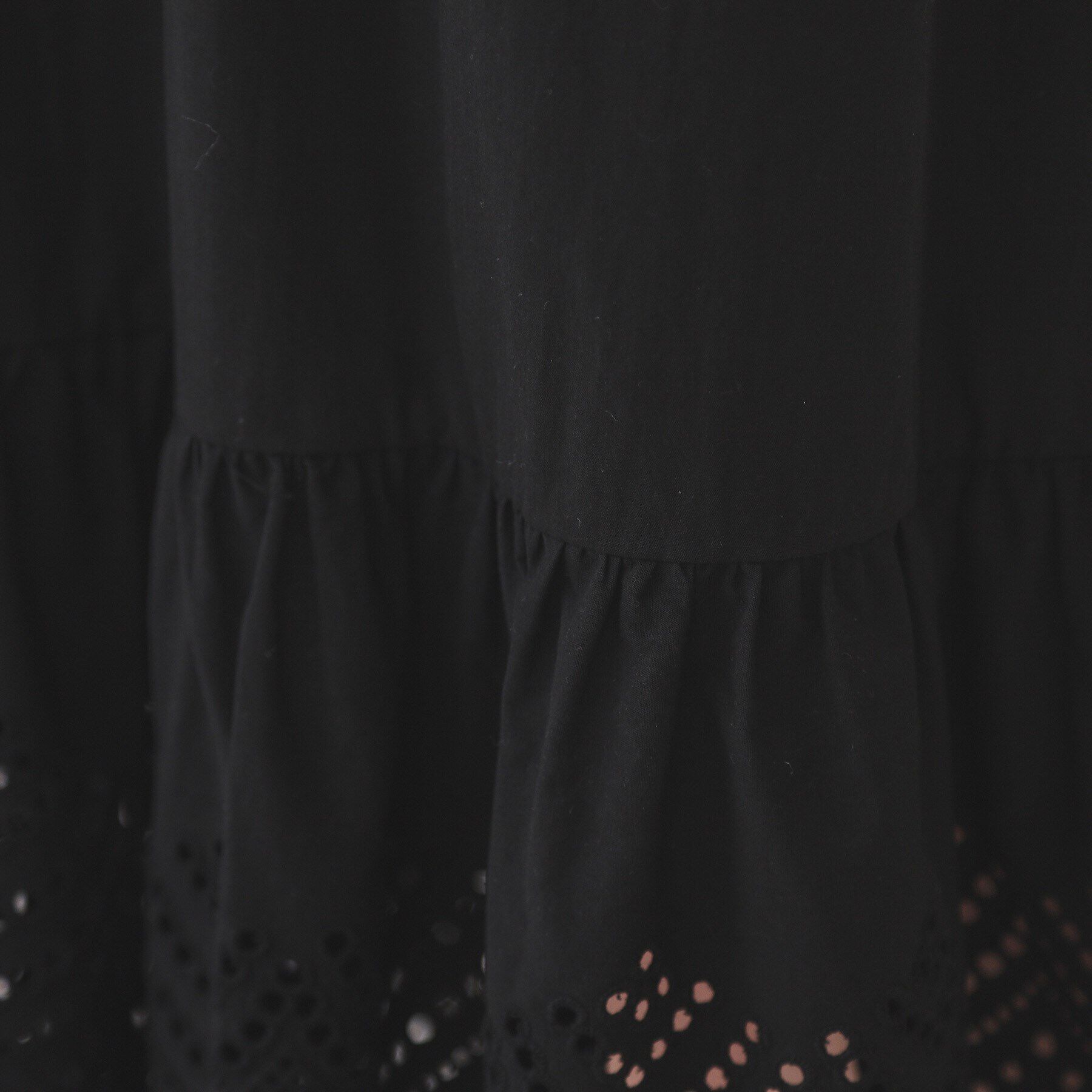 OPAQUE.CLIP「裾アイレットレースボリュームシャツワンピース【洗濯機洗い可】」|ワンピース|